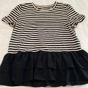 Kate Spade peplum t-shirt
